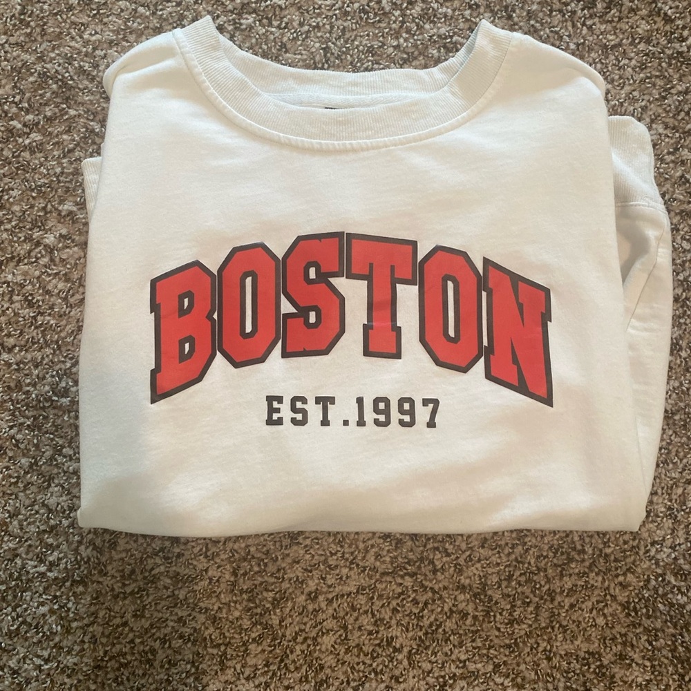 ROMWE White Casual Sweatshirt